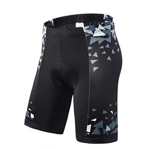 INBIKE Cuissard Velo Homme Cycliste Bretelle avec 3D Rembourré Gel Coussin Cuissard VTT Homme Respirant et Anti-Choc Short Cycliste Homme Ideal pour Velo VTT Excercice Noir XL (Lameda Direct EU, neuf)