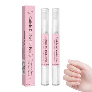 Sassytip 2 En 1 Stylo Repousse-Cuticules &agrave; L'huile, Sassytip Huile Cuticules Ongles Stylo, Stylo &agrave; Ongles 2 En 1 Pour Enlever Les Cuticules, Stylo &agrave; Huile De Cuticule Avec Pointe En C&eacute;ramique (2PC) (xiaxiappa99, neuf)