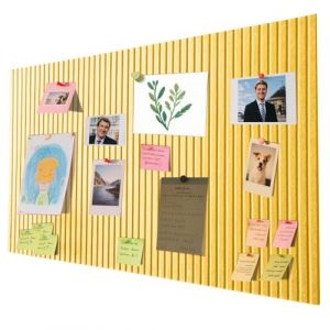 Tableau Liege Mural, 60 x 40 cm Tableau d'affichage d&eacute;coratif en feutre avec ruban adh&eacute;sif, panneau liege mural affichage photo vision board pour &eacute;cole, maison, cuisine, bureau (DGBRY, neuf)