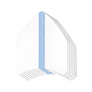Coussinets de ruban à frottement antichafing à la cuisse - V forme des cuisses autocollants antichafing | 5 pièces transparentes transparentes les coussinets anti-chafing à la chafing | Supplies de sa (Huiting-R, neuf)