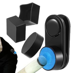 Générique Porte-Craie Magnétique pour Queue de Billard - Porte-Craie Magnétique avec Clip Anti-Fuite,Accessoire de Jeu pour Salle de Billard Salon Bar Club Maison (XiaoPanShangMao, neuf)