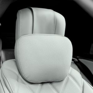 Treesiche Coussin de Nuque pour Si&egrave;ge Auto, Coussin Tete Voiture, R&eacute;glable Repose Tete Voiture Cervicales pour Si&egrave;ge de Conduite, N&eacute;buleux Gris (Triscar, neuf)