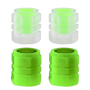 4 bouchons valve pneu universels lumineux pour voiture, r&eacute;sistant &agrave; la corrosion, bouchons valve pneu LED n&eacute;on pour v&eacute;lo, voiture, moto (sapcetall, neuf)