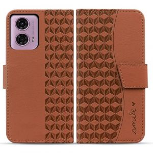 Rostsant Coque Compatible avec Motorola Moto G24/Moto G04S/G04 5G Housse en Cuir PU Portefeuille Pochtte Etui de Protection avec Fente pour Carte pour Motorola Moto G24 Brun (Huijitong Electronic Technology, neuf)