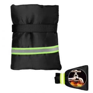 ARYIMYDP 1 Housse de Protection Universelle pour Robinet Ext&eacute;rieur,Antigel et Imperm&eacute;able avec Bande R&eacute;fl&eacute;chissante,Pour l&lsquo;Hiver et les Intemp&eacute;ries,Couverture Isolante pour &Eacute;viter le Gel et la Rouille (UIRYFAZHANYOUXIANBAODAN, neuf)