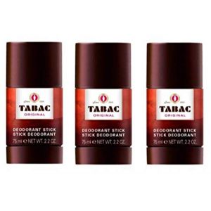 Tabac Lot de 3 bâtons déodorants 75 ml (At Rosso, neuf)