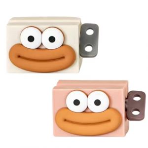 Presse Tube Dentifrice, 2 Pi&egrave;ces, Roulant Pivoter Distributeur de Dentifrice, Plastique Presse Tubes, Porte Tubes de Dentifrice, pour Salle de Bain, Cuisine, Chambre (Blanc, Rose) (EUROEDI SPEDITION, neuf)