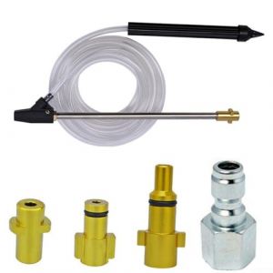 Kit de sablage humide pour nettoyeur haute pression, compatible avec diff&eacute;rents nettoyeurs haute pression, nettoyeur haute pression, sable de sablage et pistolet humide de rechange (A) (BestHomeland-eu, neuf)