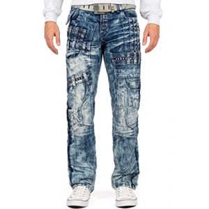 KOSMO LUPO Herren Jeans KM8004-bans W34/L34 (bans24, neuf)