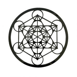 Adzif.biz Le sticker de decoration - Décoration Murale Spirituelle Fleur de Vie, Fleur de Lotus, Arbre de Vie - Bois ou plexigglass, diamètre 29 cm (Forum France, neuf)