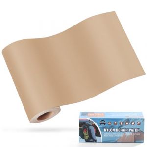 OAZ Patchs Autocollants en Nylon, 10x160cm Patch de r&eacute;paration imperm&eacute;able Autocollant, Patch en Nylon Autocollant Kaki, pour tentes, Doudoune, Sac de Couchage, Sac &agrave; Main (OAZ, neuf)