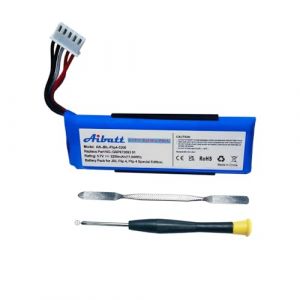 Aibatt Batterie de rechange 3200 mAh pour JBL Flip 4, Flip 4 Special Edition, remplacement pour batterie JBL GSP872693 01 (3,7 V/Li-polymère) (DIANXIANG EU, neuf)