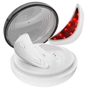 Cache-yeux &agrave; lumi&egrave;re rouge, coussinets pour les yeux au collag&egrave;ne hydrogel pour r&eacute;duire le volume des poches sous les yeux et des gonflements, coussinets anti-rides, cache-yeux portables avec arr&ecirc;t (OGGRXOR STORE, neuf)