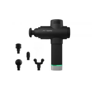 Hypervolt 2 Pro - Doté de la technologie Quiet Glide - Pistolet de massage à percussion portatif - 5 vitesses, 5 têtes interchangeables - Aide à soulager les douleurs musculaires et les raideurs (Hyperice, neuf)