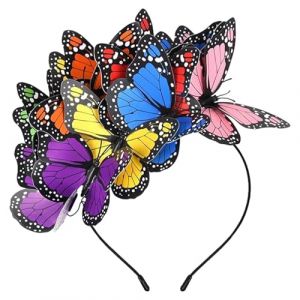 Serre-t&ecirc;te papillon, bibi pour femme, accessoire de cheveux pour mari&eacute;e, accessoire de cheveux pour filles, bandeau floral, bibi vintage (cisduae, neuf)