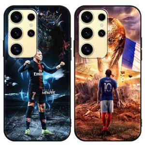 TBNMBGY 2 Packs Coque pour Samsung Galaxy S25 Ultra 5G 6.8", Etui Football L&eacute;gende Star Marrant Design Motif,Housse de Protection TPU Antichoc Silicone Cover Coquille,Player (guangshuishirongjingshangma, neuf)