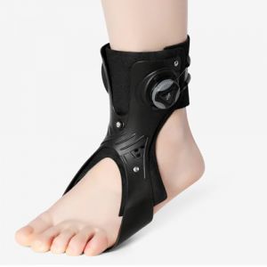 HMLSYZX Attelle de Cheville, Orthèse de Pied Tombant, Orthèse de Pied Tombant Stabilisateur de Cheville Réglable Bande de Soutien du Pied Attelle de Protection Contre la Chute du Pied (Shilian decoration, neuf)