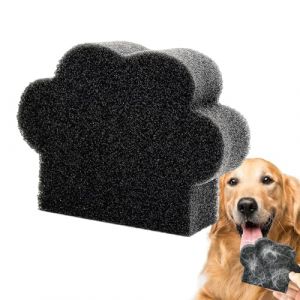 Opdestn Capteur de Poils et Peluches pour Lave-Linge, Capteur de Poils d'Animaux, &Eacute;ponge en Forme de Patte pour Meubles Couvertures Soins Animaux (Opdestn, neuf)