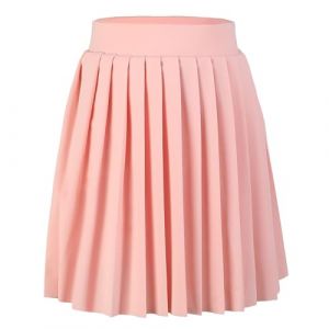 tanzdunsje Mini Jupe pour Fille, Jupe pliss&eacute;e avec Short int&eacute;gr&eacute;, Jupe-Short d'uniforme Scolaire pour Fille avec 2 Poches lat&eacute;rales, Taille &eacute;lastique Jupes Noires (FR/ES, &Acirc;ge, 4 Ans, 6 Ans, Rose) (eledance, neuf)