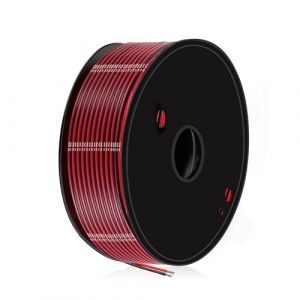 1,31 mm² Fil Électrique - XINWANG 16 Gauge Câble en Aluminium Revêtu de Cuivre (15 mètres Noir/Rouge) - Haute Conductivité, Isolation PVC, 300V/600V, Idéal pour les Projets Domestiques et DIY (Xinwanghong, neuf)