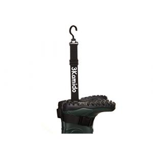 3Kamido Cintre de Cuissardes de Pêche, Waders, Botte de Pluie, Bottes de pêche, Bottes en Caoutchouc, Bottes de Motocross, Coffre Cintre Sangle Ceinture pour Sécher (1) (3Kamido, neuf)