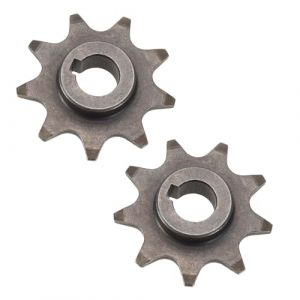 Create idea 2pcs Pignon &agrave; 9 Dents Pignon de Cha&icirc;ne de V&eacute;lo Pignon de Moteur de Scooter &Eacute;lectrique Pignon de Moteur Pignon Synchrone pour Motor&eacute;ducteurs 1016Z2 Z3 (Create Idea, neuf)