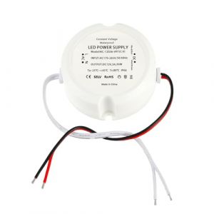 HUAREW LED Transformateur 12V 36W 3A, LED Driver Convertisseur,Adaptateur &agrave; Tension Constante,Transformateur &eacute;tanche IP66 (HUAREW, neuf)