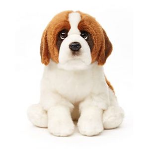 Uni-Toys - Saint Bernard assis - 25 cm (hauteur) - Chien en peluche, animal de compagnie - Doudou (Uni-Toys Shop, neuf)