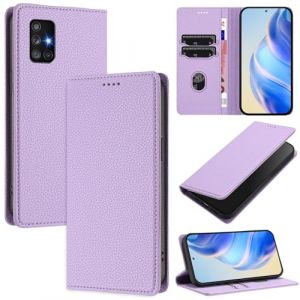 xinyunew Coque pour Samsung Galaxy A71 5G, RFID Blocage Portefeuille Etui &agrave; Rabat, Housse en Cuir PU pour Samsung Galaxy A71 5G, Violet (xinyunew, neuf)