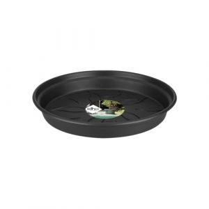 Elho Green Basics Soucoupe 53 - Soucoupe pour Intérieur, Extérieur, Culture & Récolte - Ø 55.3 x H 6.0 cm - Noir/Living Noir (VISO TRADE, neuf)