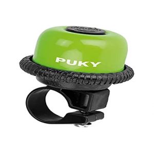 Puky G20 - Cloche rotative pour Enfant - Diam&egrave;tre 20 mm - Sonnette de v&eacute;lo Clair - pour v&eacute;los et Scooters - Facile &agrave; Utiliser - avec rev&ecirc;tement en Poudre Robuste - Vert Kiwi (Sportano, neuf)