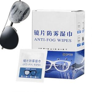 Lingettes nettoyantes pour lunettes | lunettes lingettes nettoyantes antibuée toute la journée,Fournitures de nettoyage de lunettes emballées individuellement pour appare photo, (harteua, neuf)