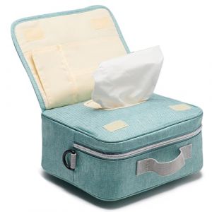 Sunveno Sac à Langer à Couches Etanche Mini Fourre-tout et Sac Bandoulière 2 in 1 pour Bébé Couches pour le Shopping et Voyage, avec Petites Poches de Rangement Divisées, L, Vert (SUNVENO Eu, neuf)