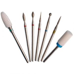 VICASKY 7 pi&egrave;ces Kit Embouts Ponceuse Ongles Tungst&egrave;ne pour Manucure P&eacute;dicure Forets de Coupe et Nettoyage Cuticules Accessoires Compatibles pour Perceuses &Eacute;lectriques Ongulaires Usage (Covenant of Nauru, neuf)