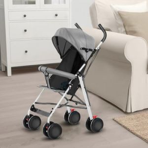 Poussette Canne,Pour enfants de la naissance jusqu'à 22 kg,Avec fonction couchage,Ultra Légère,Pliable d'une seule main,UPF 50,Toit Extensible (jusiZL, neuf)