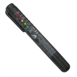 Sangcca Universel Liquide de Frein de Détection d'huile Pen Testeur de Freins Peut Test DOT3 DOT4 DOT5 ENV4 ENV6 Testeur de Liquide de Frein avec Affichage 5 LED pour Véhicule Automobile (FangLeXiaoYun, neuf)