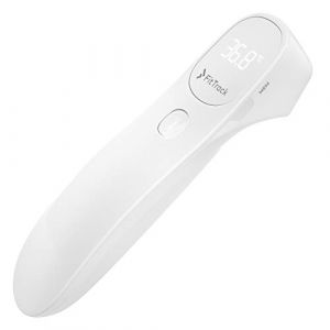 FitTrack Thermom&egrave;tre Digital Infrarouge Tempo - Thermom&egrave;tre Frontal M&eacute;dical &agrave; Rayons Infrarouges pour Adulte ou Enfant - Prise de la Temp&eacute;rature Sans-Contact pour plus d'Hygi&egrave;ne - &Eacute;cran LED (KG.AMZ, neuf)