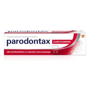 Parodontax Dentifrice classique sans fluorure - Aide &agrave; r&eacute;duire et &agrave; pr&eacute;venir les saignements des gencives - 1 x 75 ml (Dealon, neuf)