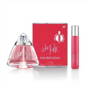 Mauboussin - A la Folie 100ml + 20ml (Travel Spray) - Eau de Parfum Femme - Senteur Florale & Orientale (MB Parfums, neuf)