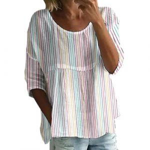 Vente Flash du Jour Promo Tee Shirt Femme Gris Chemisier Manches Longues Blouse De Travail Menage T Tunique Soins en Dentelle Chic Haut &Eacute;paules D&eacute;nud&eacute;es Tee-Shirt Octobre Rose Epaule Denudee Top (Uwdiohq, neuf)