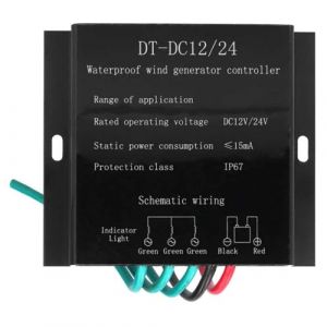 HUIZHITENGDA 12v,10000W Générateur Régulateur de Turbines Éoliennes, MPPT Batterie Charge Contrôleur pour Éoliennes et Batteries (12 V-220 V en Option) (HUIZHITENGDA, neuf)