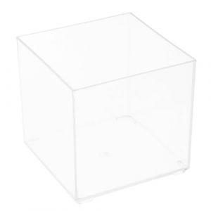 CIYODO Bo&icirc;te de Rangement Empilable Plastique pour Tiroir et Bureau Organisateur Multifonction Transparent Bo&icirc;te de Classement Carr&eacute;e pour Cuisine et Bureau Combinable et Facile &agrave; (ChanghaiWall, neuf)
