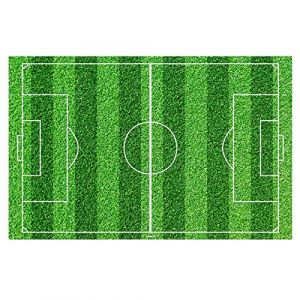 Disque Sucre Terrain de Football Match Décoration Gâteau 30x20cm - 000 (Pâtisserie et cakedesign, neuf)