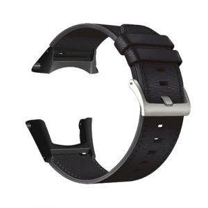 KMKJSH Bracelet en Cuir pour Suunto Ambit 3/3 Run/2/2R/2S/1/Sport Bracelet de Montre, avec Fermoir en Acier Inoxydable Vintage Bandes de Remplacement Compatibles avec Suunto Ambit 3 Sangle (2) (Kemikeji, neuf)