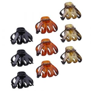 VILLFUL 9 pi&egrave;ces Lot de Pinces &agrave; Cheveux Pieuvre Cr&eacute;atives Plastique Pinces M&acirc;choires Antid&eacute;rapantes pour Femmes et Filles Accessoires Coiffure Polyvalents pour Maintien (WANHALA, neuf)