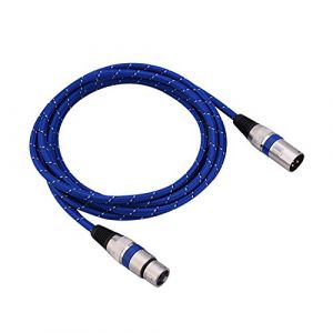 Câbles XLR mâle vers Femelle 1/1,8/3 / 5/10 / 15/20 m Câble Micro Mini XLR 3 Broches Câble Audio XLR/Micro équilibré pour amplificateurs, Microphones et mixeurs (Xinyu UK, neuf)
