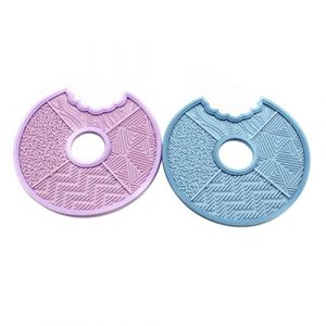 BELLIFFY 2pi&egrave;ces Tapis De Nettoyage Pour Pinceaux Silicone Lot De Tampon De Lavage Pour Pinceaux De Maquillage (Hunation, neuf)