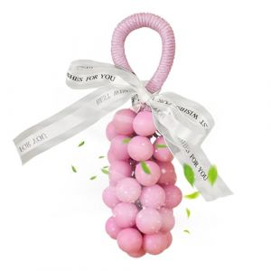 Savon de raisin en cristals, savon de raisin en cristals personnalis&eacute; fait &agrave; la main, savons nettoyants doux, 2026 nouveaux savons en corde naturelle, unisexe, lave les mains et rafra&icirc;chit l'air (qinhua dedian, neuf)