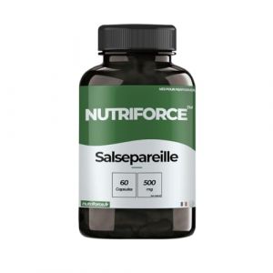 Salsepareille 500 mg &ndash; Plante Traditionnelle &ndash; 60 G&eacute;lules V&eacute;g&eacute;tales &ndash; 100% Pure & Naturelle (Nutriforce, neuf)