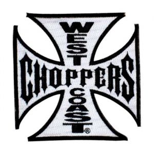 Inconnu hotrodspirit - Patch West Coast Choppers Blanc ecusson thermocollant Biker (rocknrollshop, neuf)